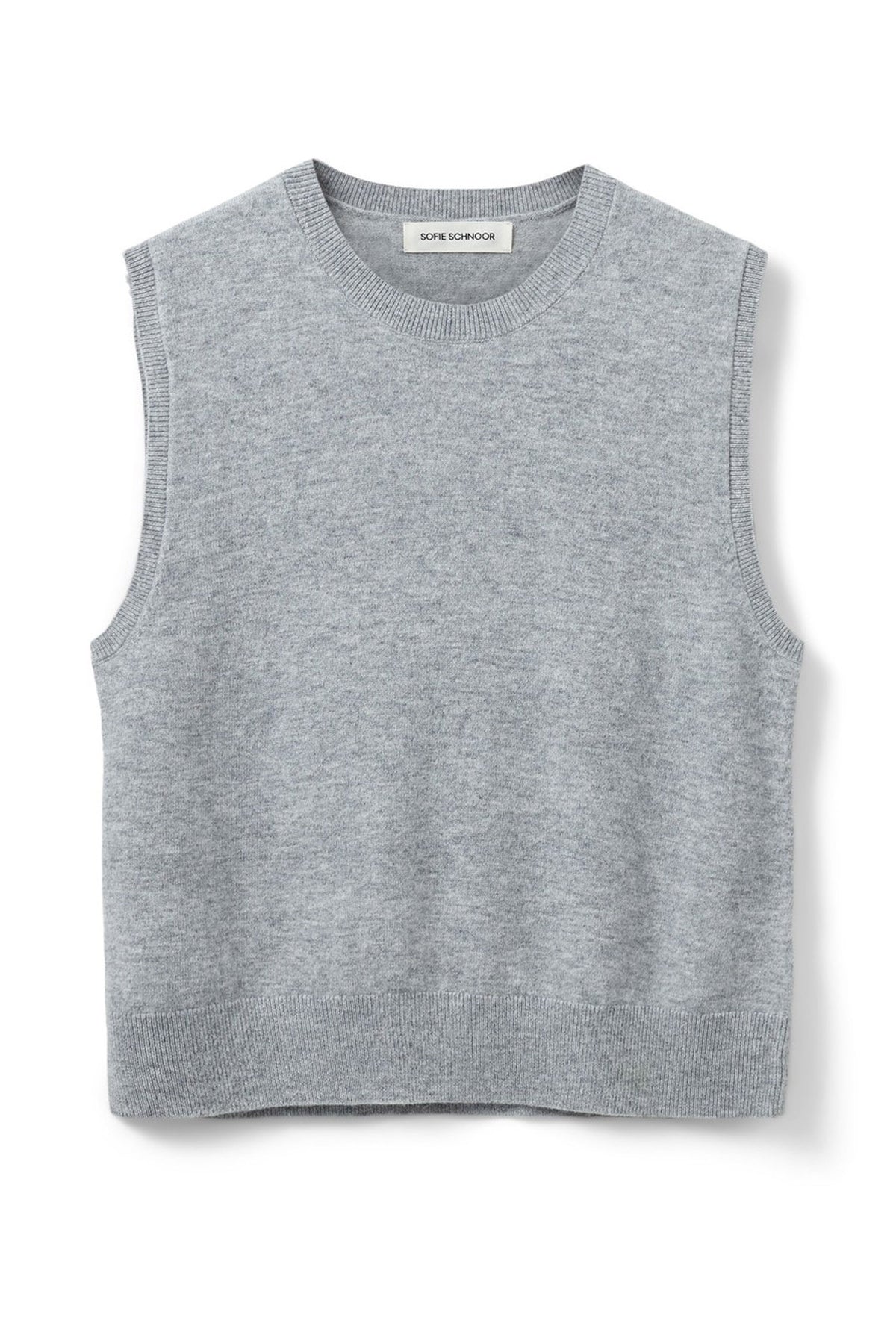 KARLISW VEST 8010 Grey melange - SNOS551