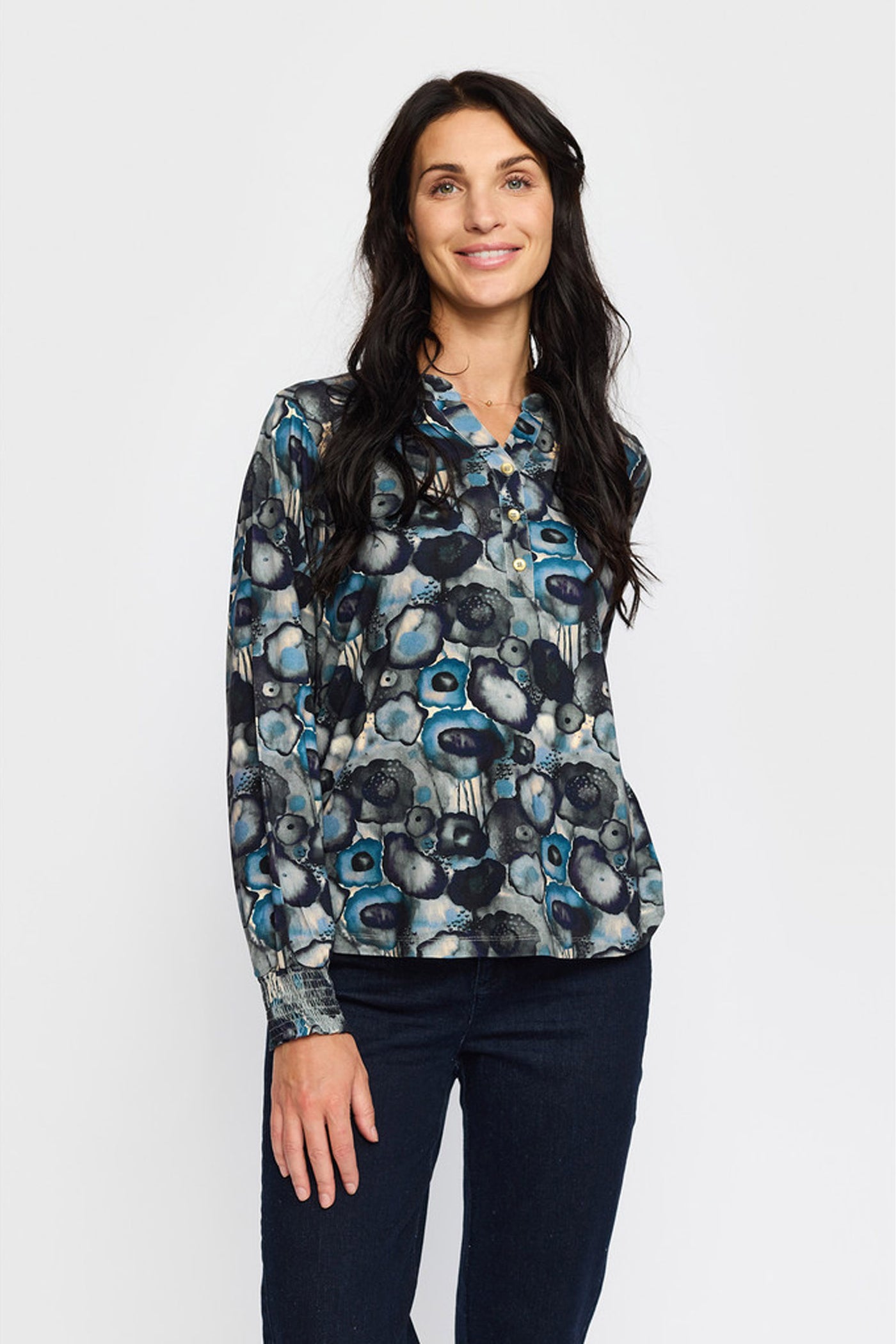 KATHRINE 1053 BLUE FLOWER - 1021359