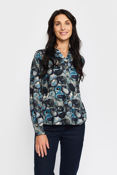 KATHRINE 1053 BLUE FLOWER - 1021359 Thumbnail