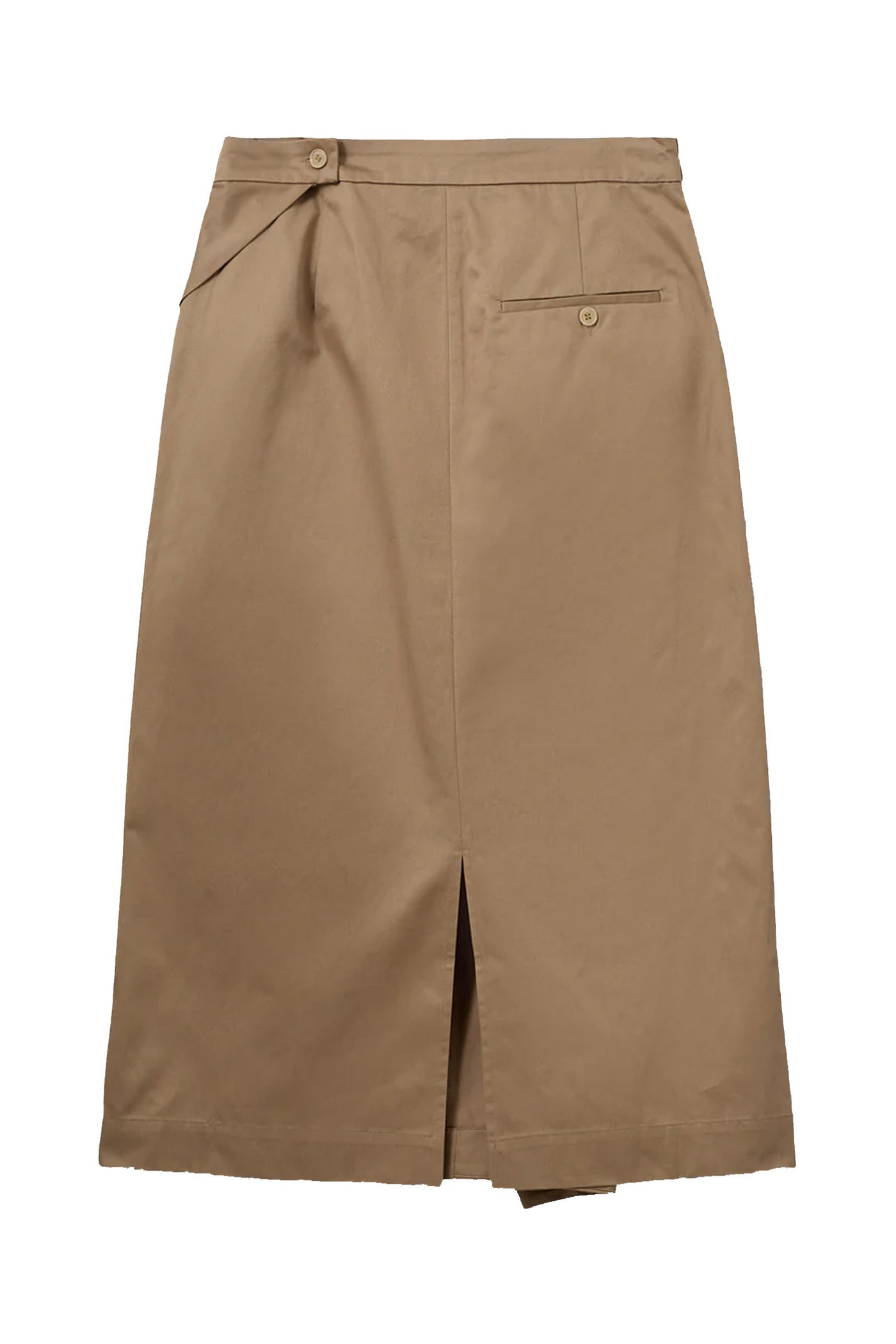 KATRINESW MIDI WRAP SKIRT 7012 Camel - S261472