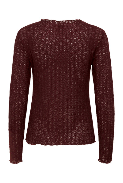 KAnomi Lace Blouse FUDGE - 10510165 Thumbnail