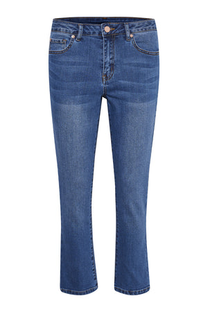 KAsinem Jeans Cropped Medium Blue Denim - 10506133