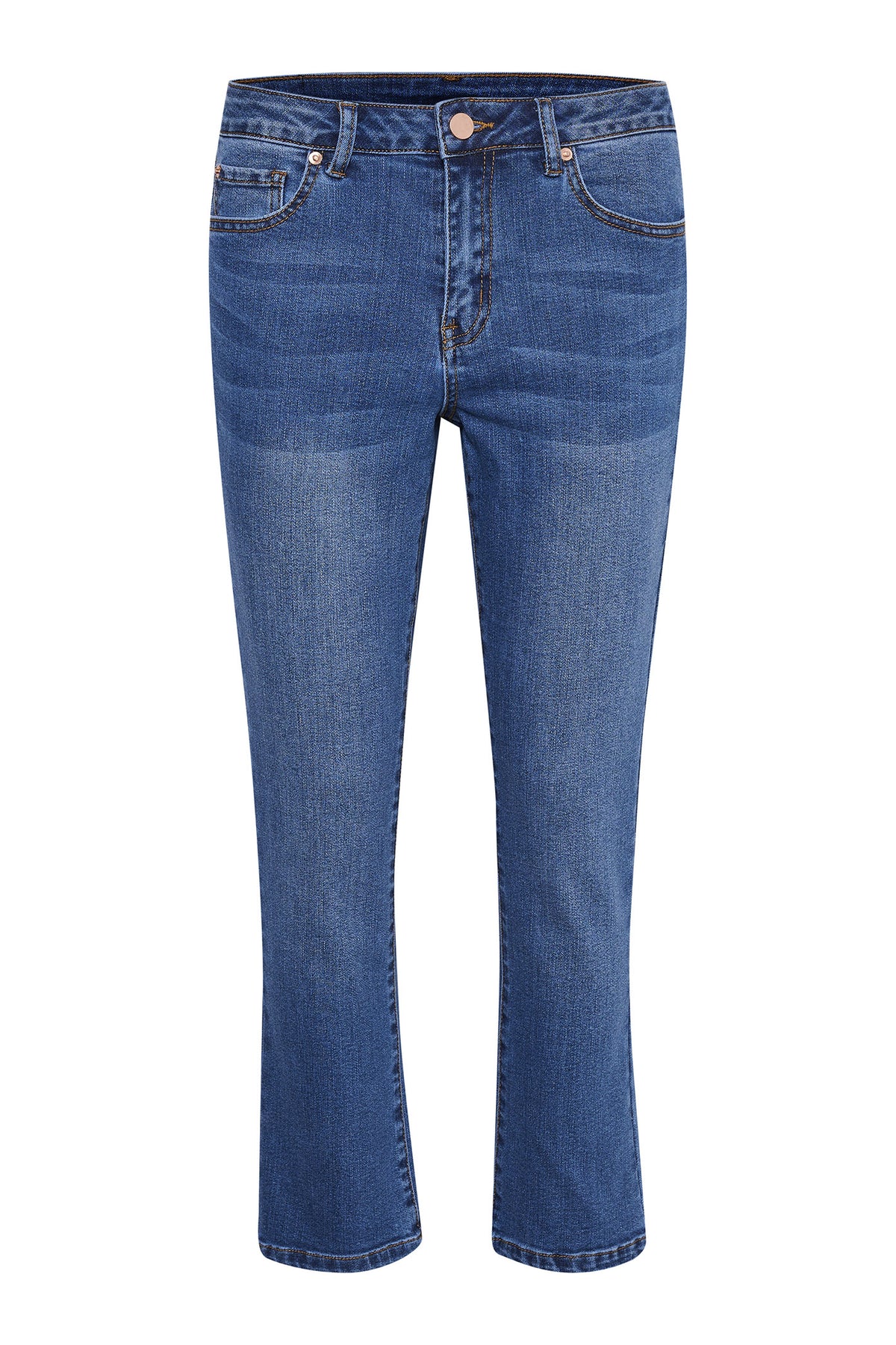 KAsinem Jeans Cropped Medium Blue Denim - 10506133