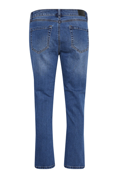 KAsinem Jeans Cropped Medium Blue Denim - 10506133 Thumbnail