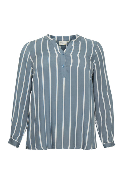 KCsida Blouse Blue Mirage/ Chalk Stripe - 10 - 10580350 Thumbnail