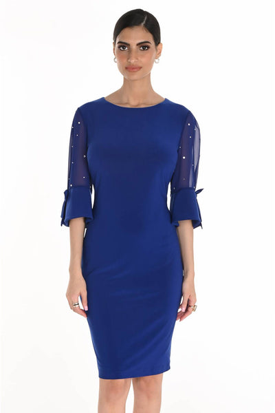KNIT DRESS Blue - 259025 Thumbnail