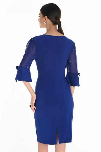 KNIT DRESS Blue - 259025 Thumbnail