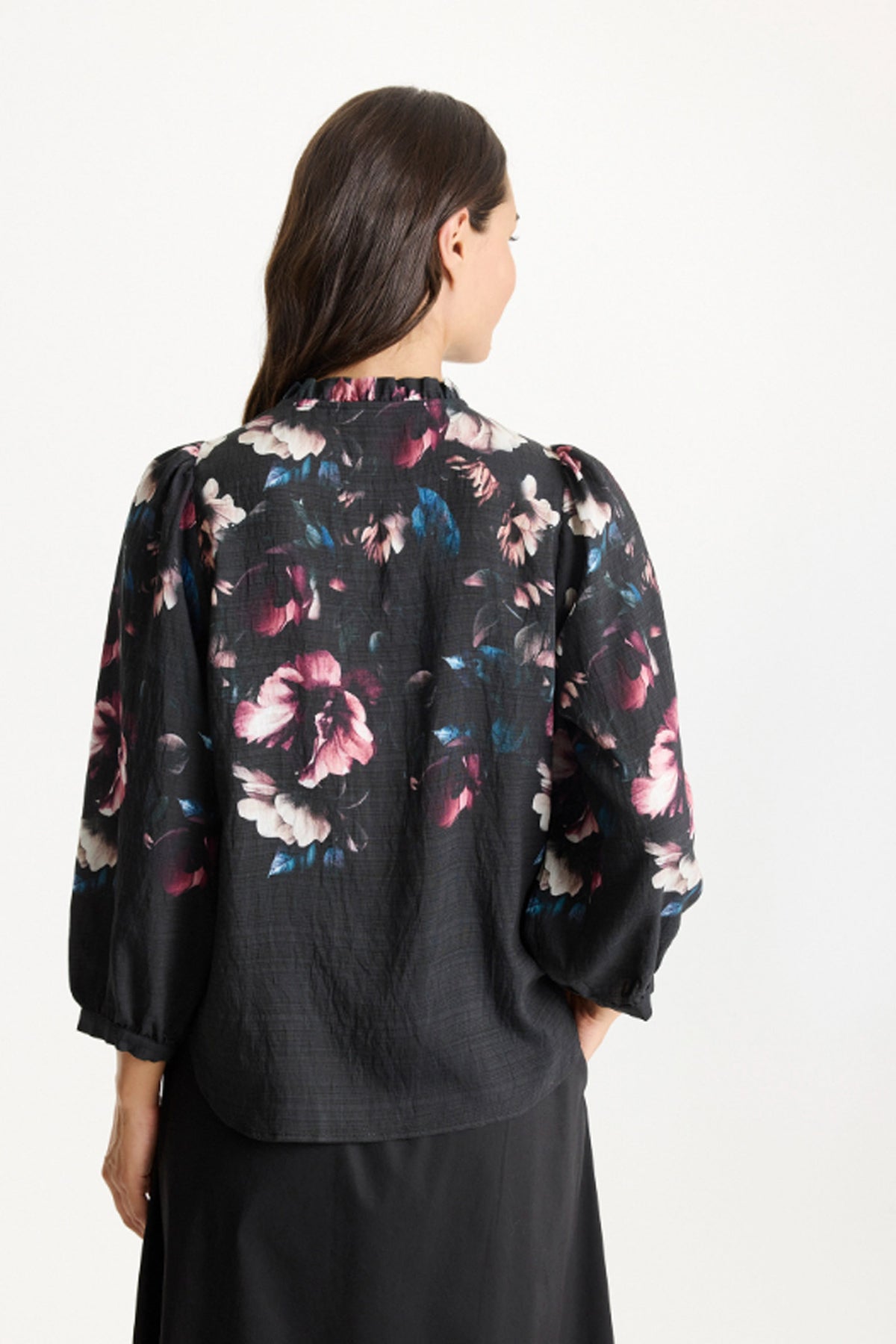 Kaitlyn blouse SORT - 16854