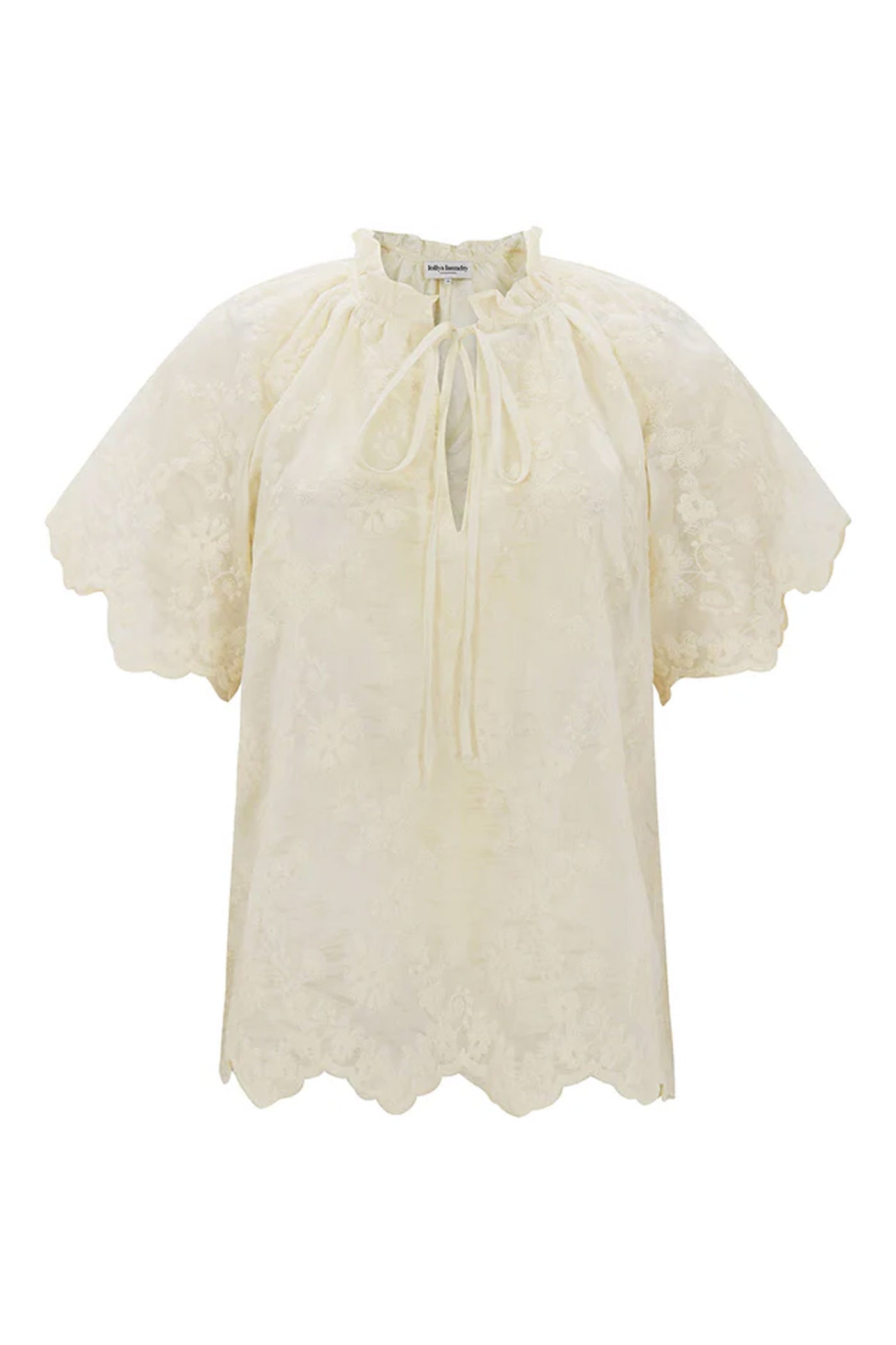 Kalill Blouse Ss Creme - 26246-1014