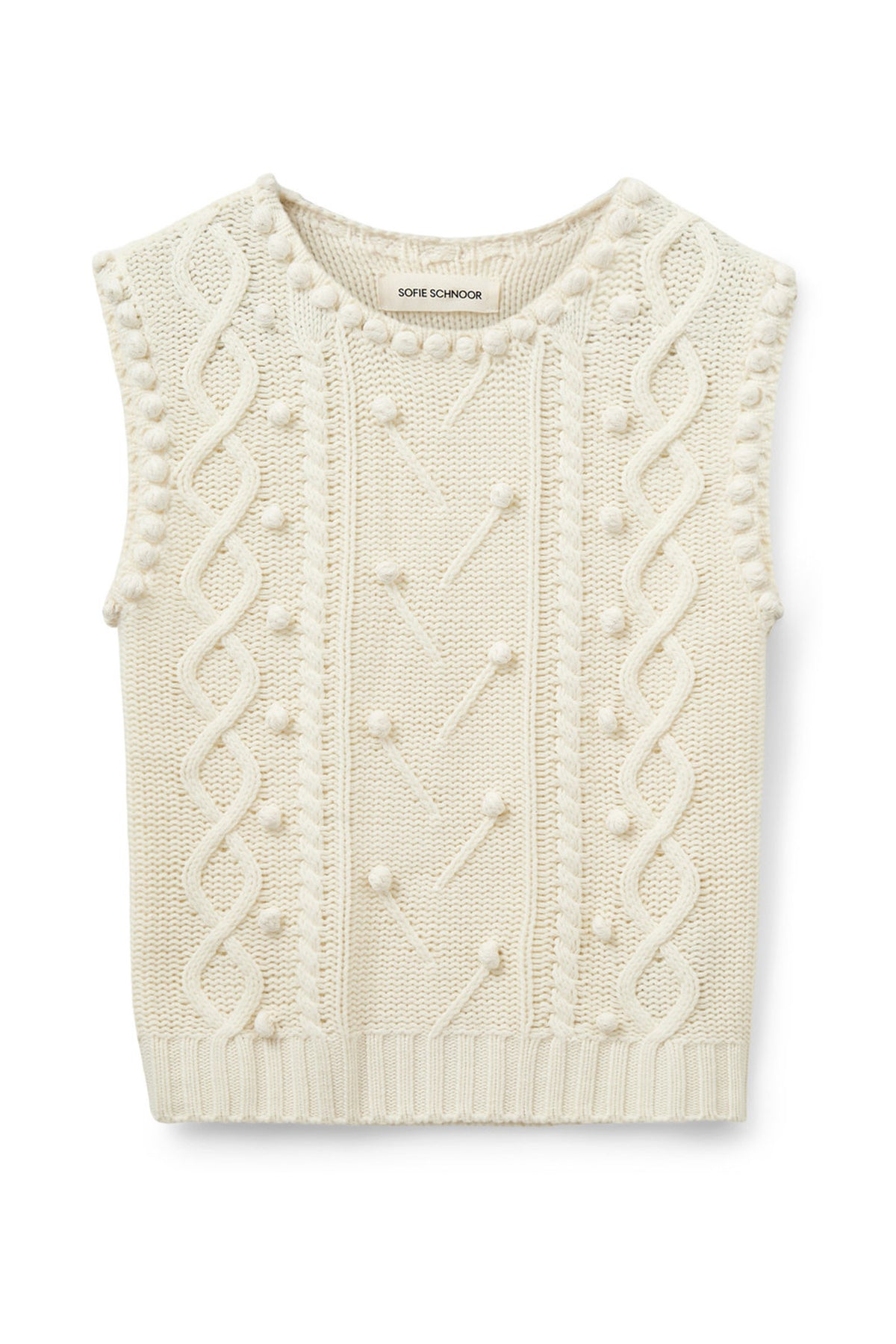 KamelaSW Vest 0101 Off white - S254475