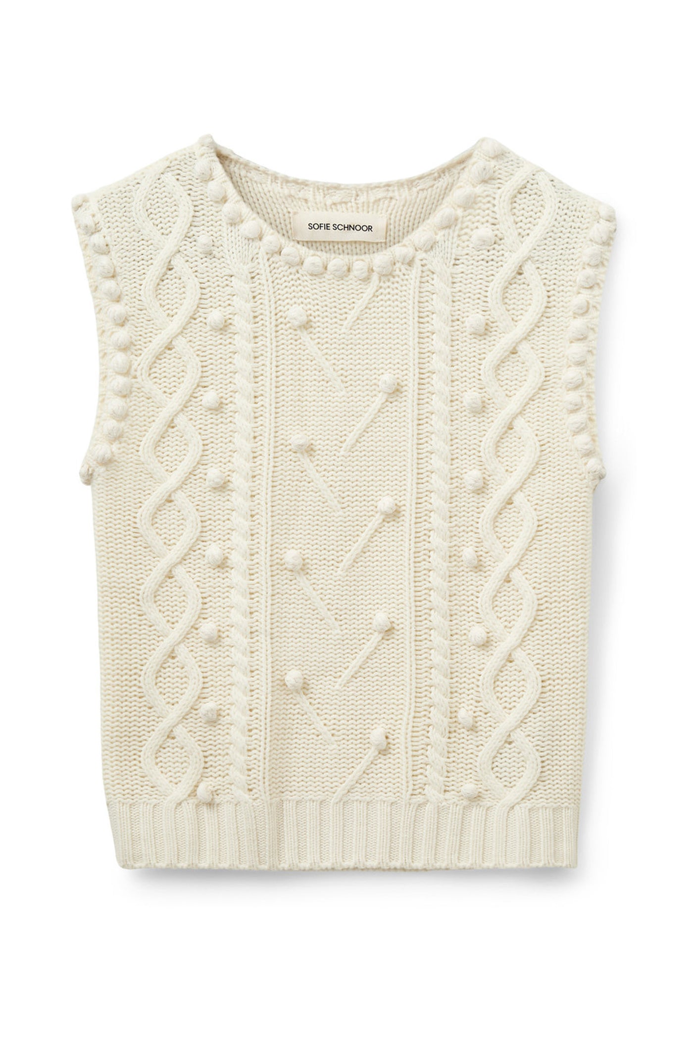 KamelaSW Vest 0101 Off white - S254475