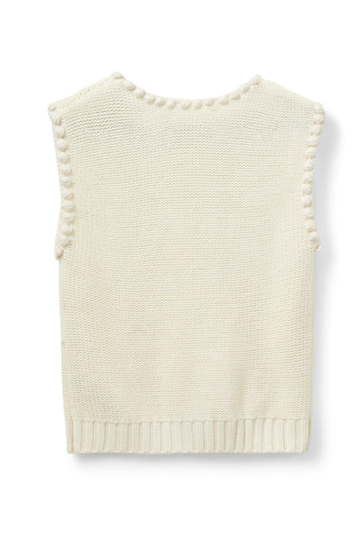 KamelaSW Vest 0101 Off white - S254475 Thumbnail