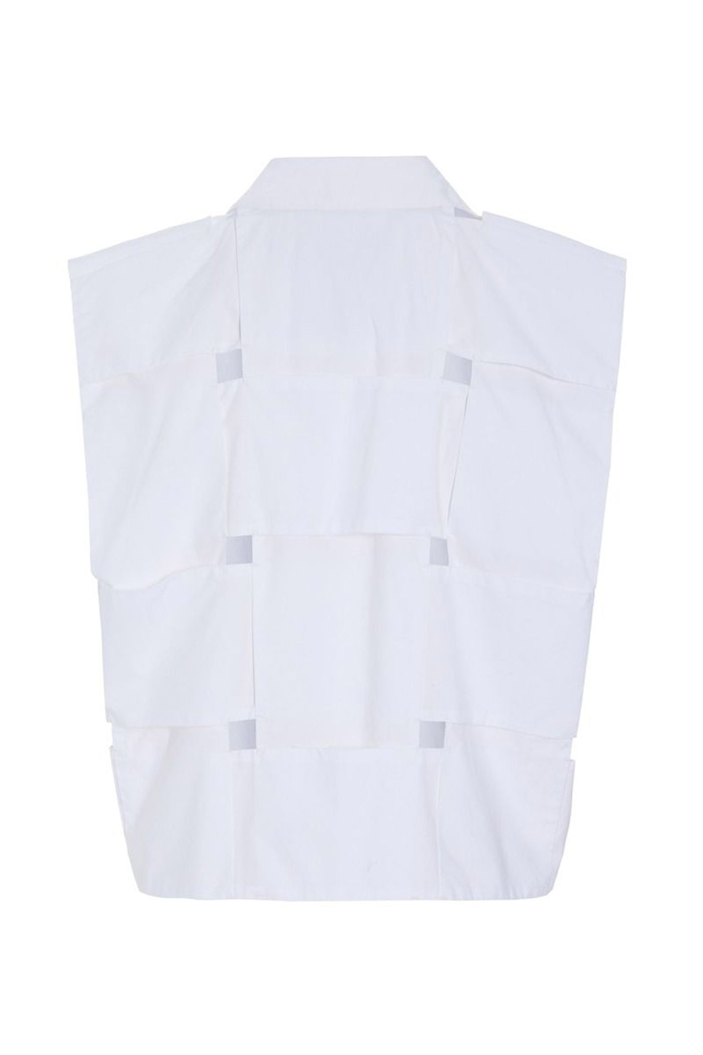 Kami cotton kort skjorte White - 262-2429-5716