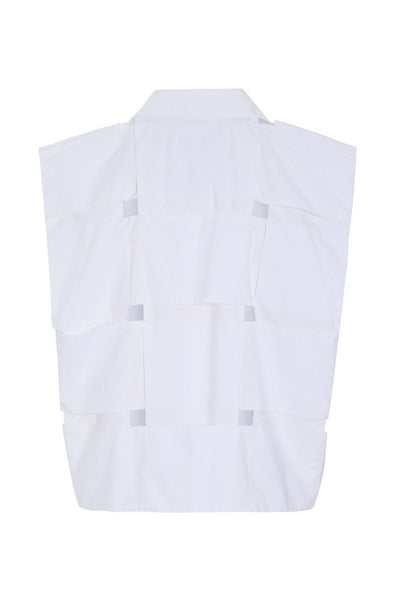 Kami cotton kort skjorte White - 262-2429-5716 Thumbnail