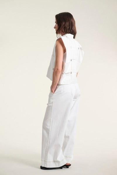 Kami cotton kort skjorte White - 262-2429-5716 Thumbnail