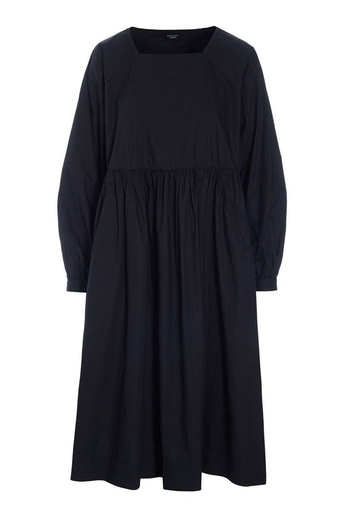 Kami cotton raglan kjole Black - 262-2429-5714