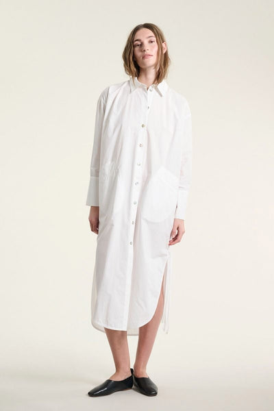 Kami cotton skjortekjole White - 262-2429-5715 Thumbnail