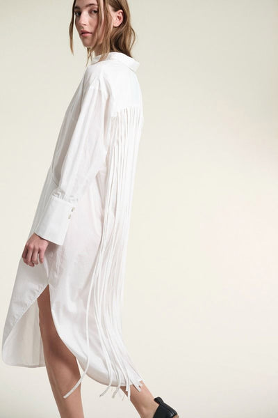 Kami cotton skjortekjole White - 262-2429-5715 Thumbnail