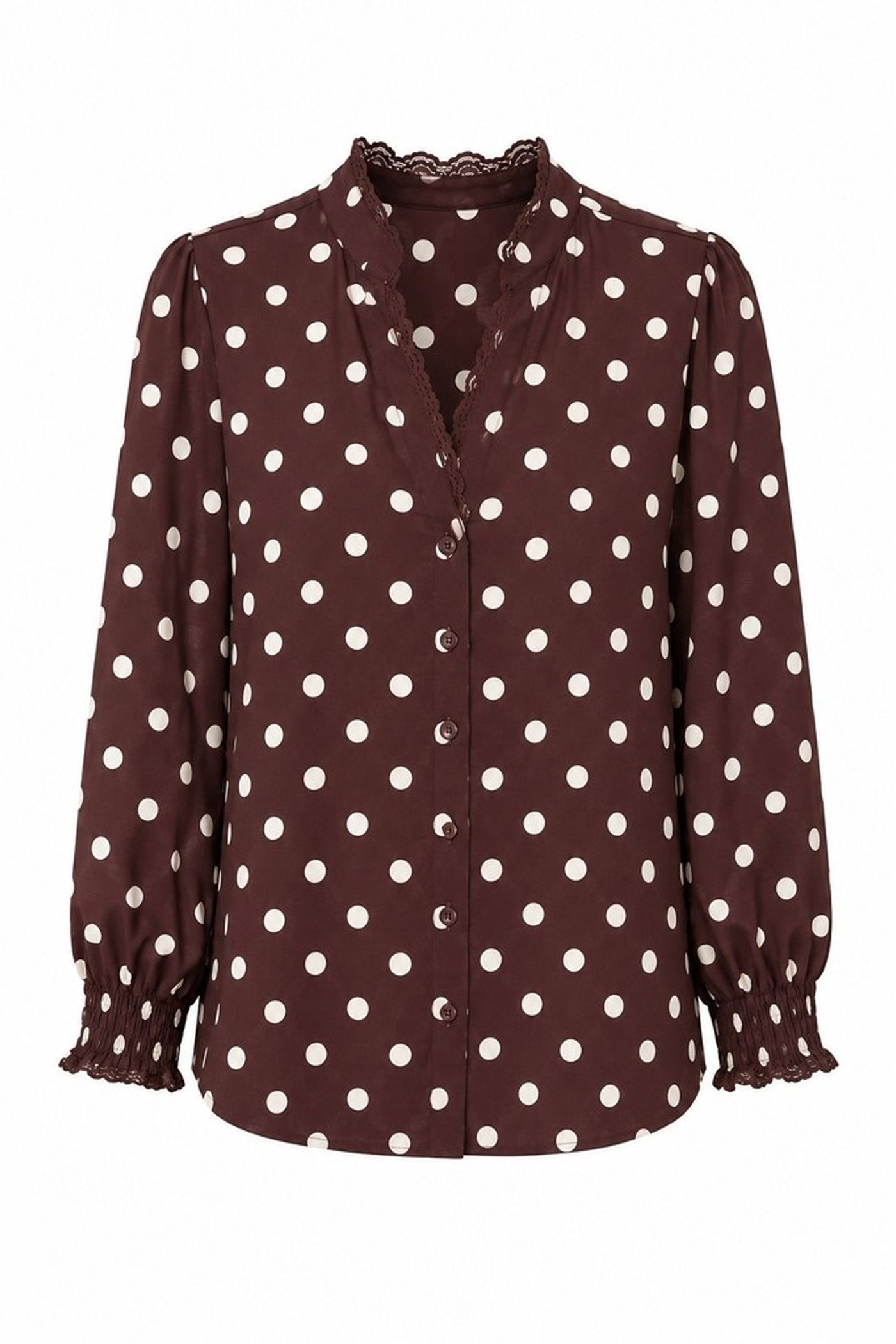 Kamilla Brown dot - 10214411636