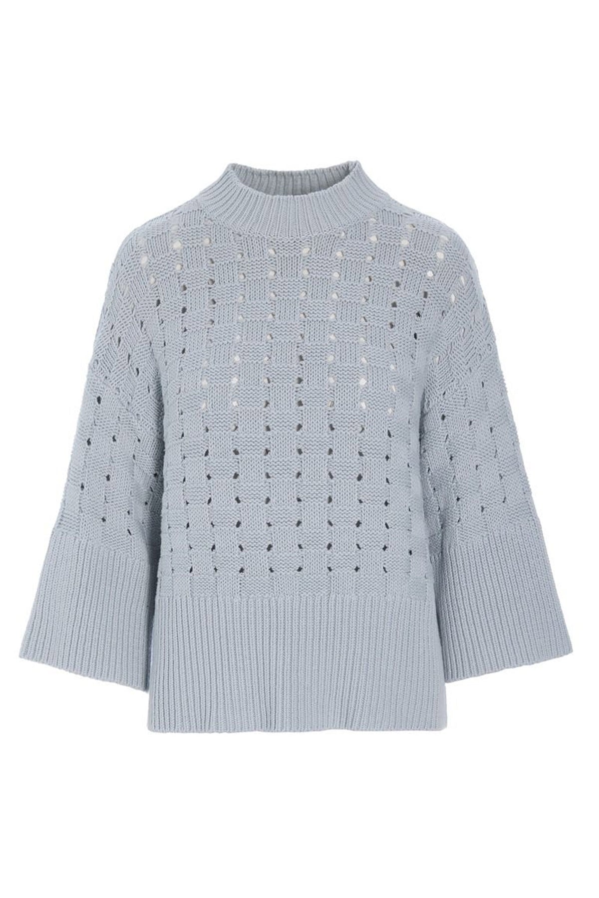 Kareshi bluse TENDER BLUE - 261-1068-5657
