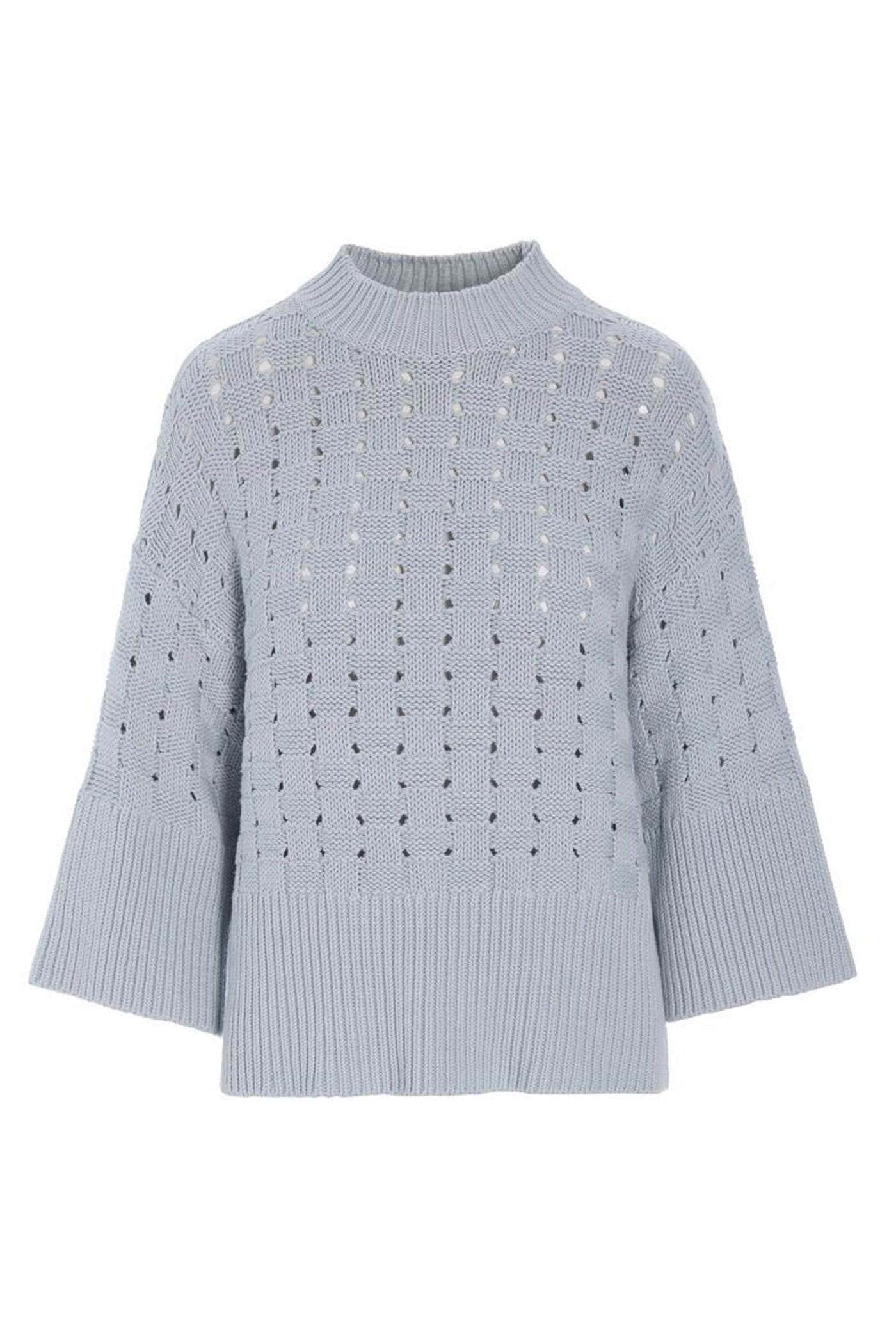 Kareshi bluse TENDER BLUE - 261-1068-5657