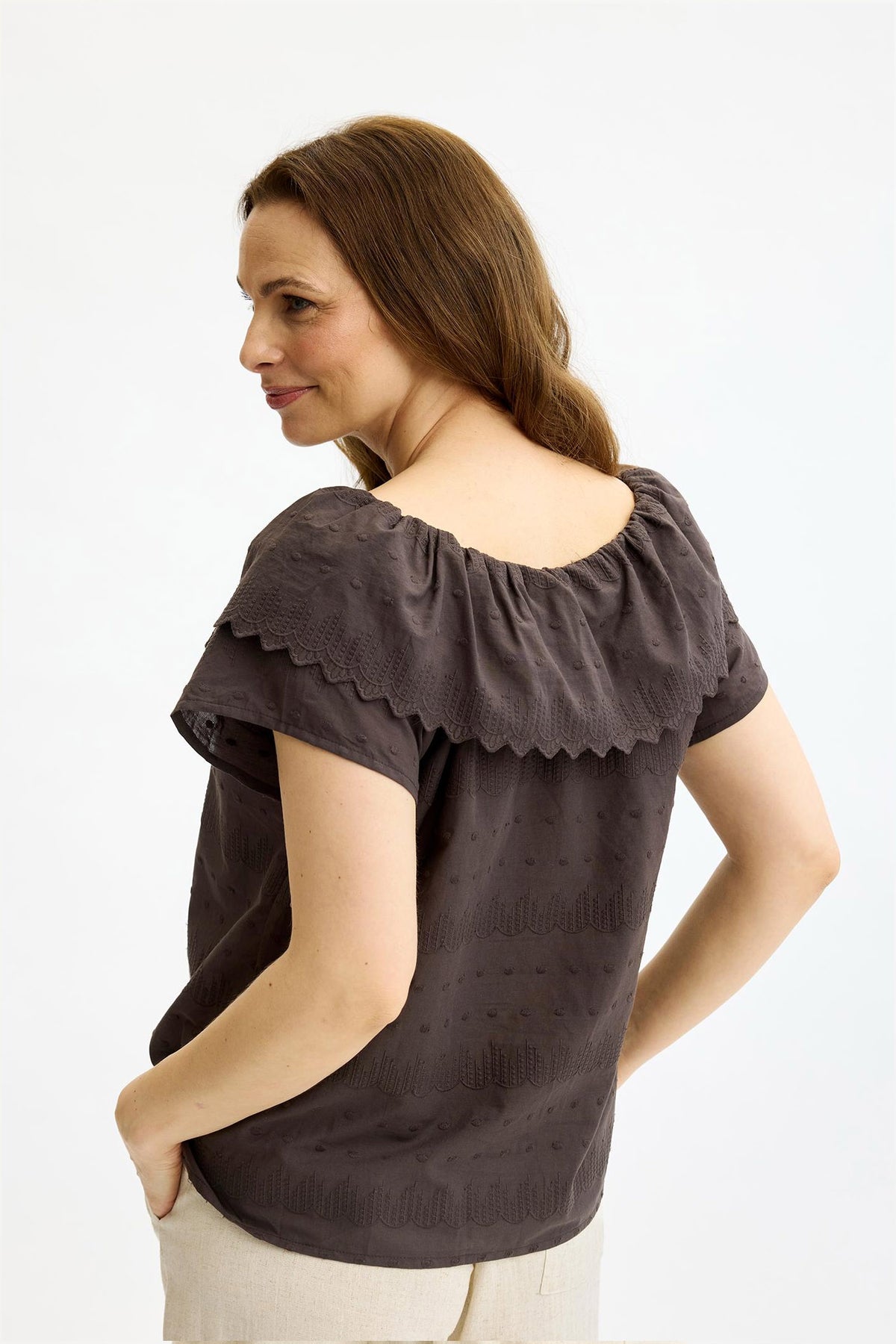 Katalina blouse Brown - 17097