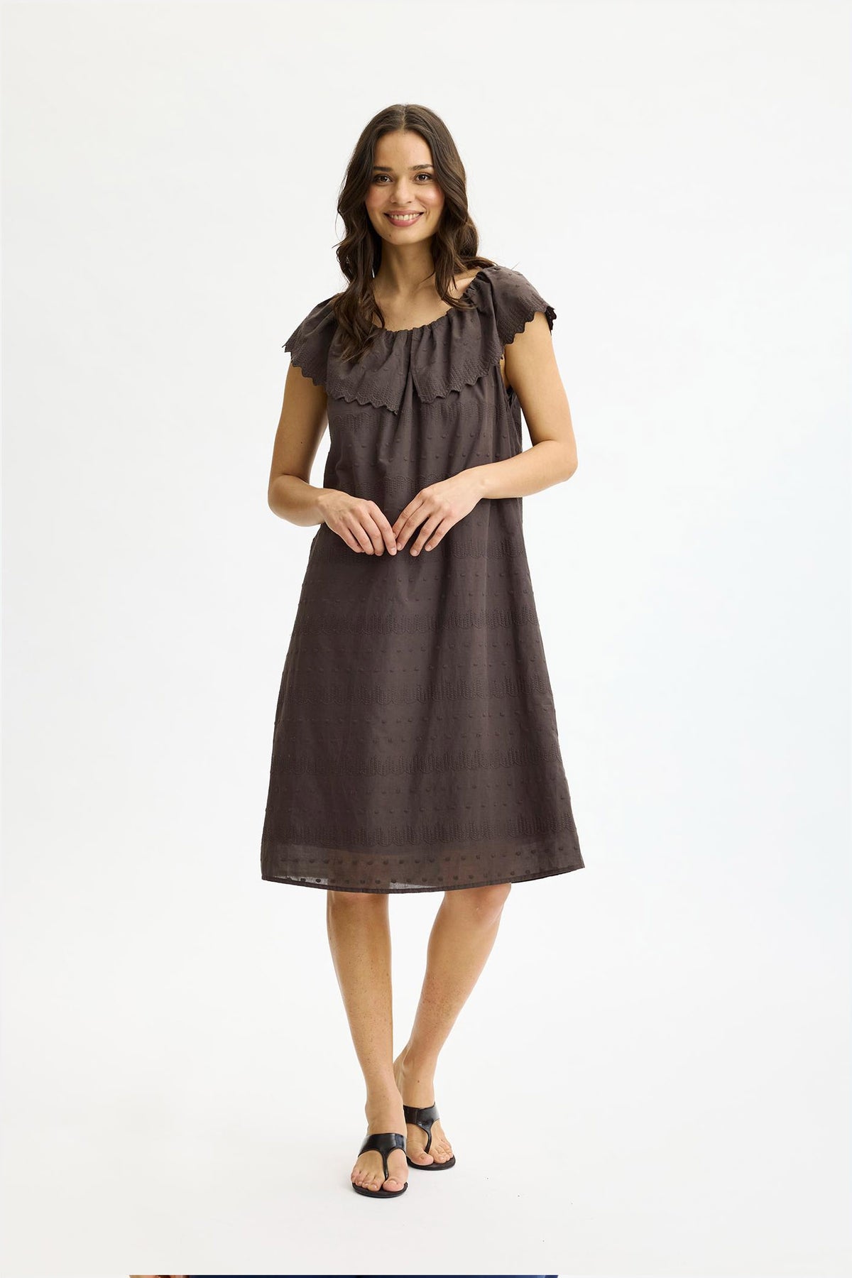 Katalina dress Brown - 17098