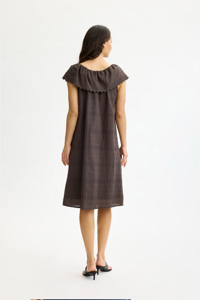 Katalina dress Brown - 17098 Thumbnail