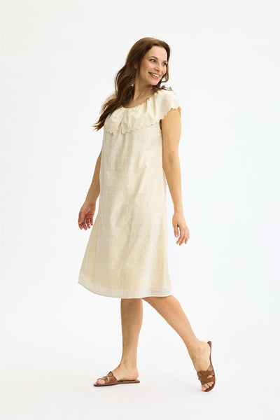 Katalina dress CREAM - 17098 Thumbnail