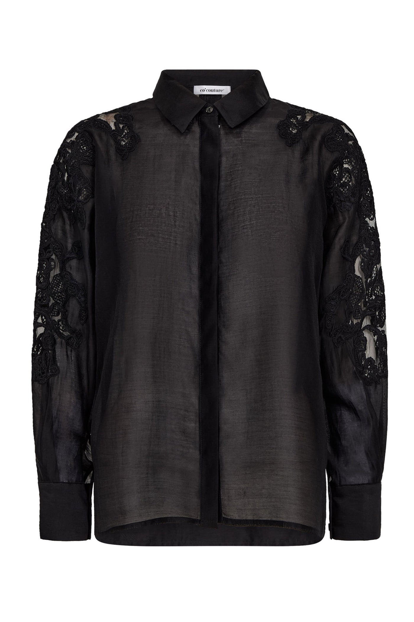 KawaCC Embroidery Shirt 96-Black - 35988