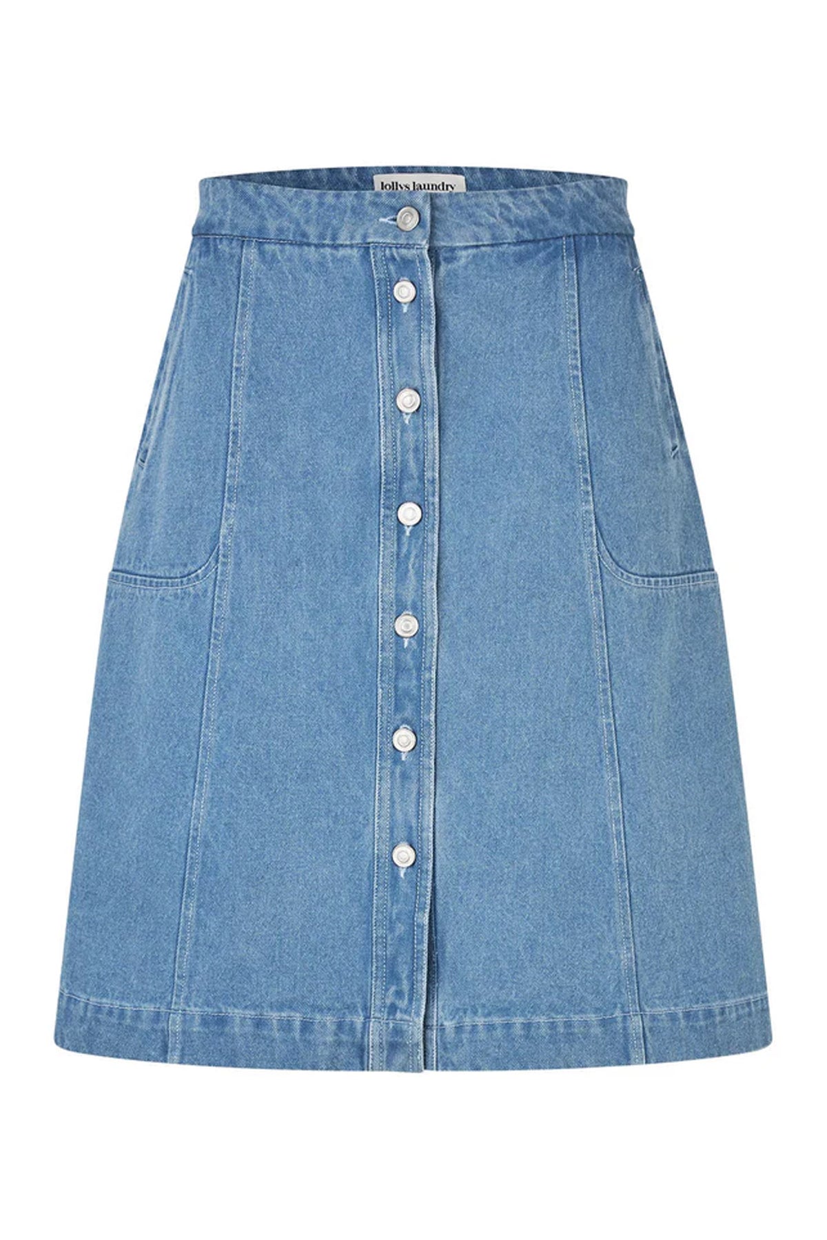 Kayll Short Skirt Washed Denim - 26112-2044
