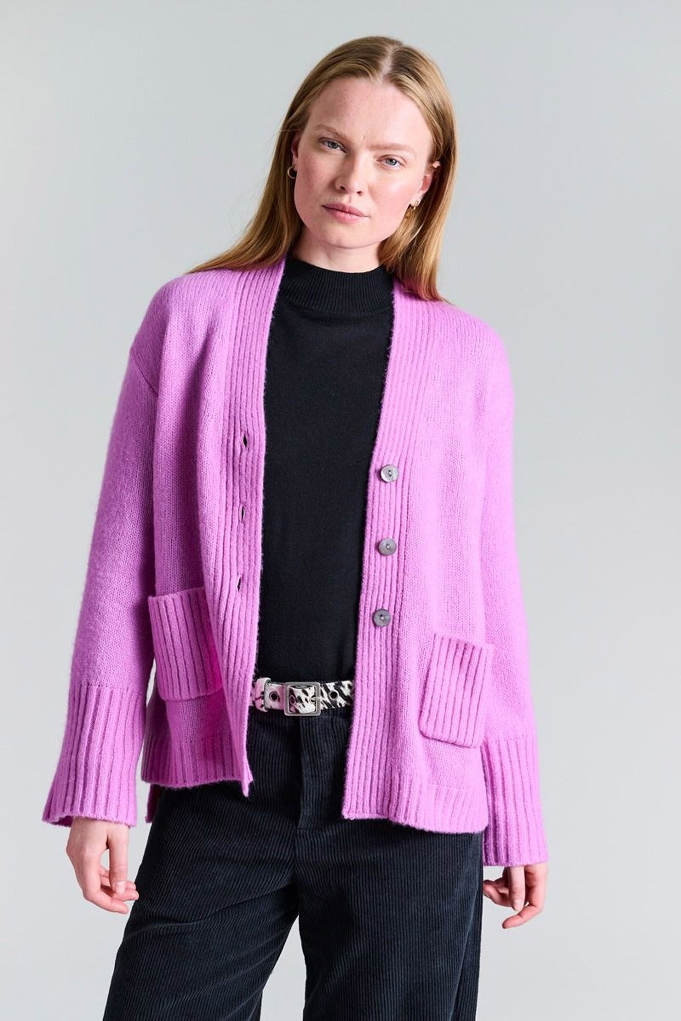 Kebukai cardigan Rhubarb - 257-1077-5454