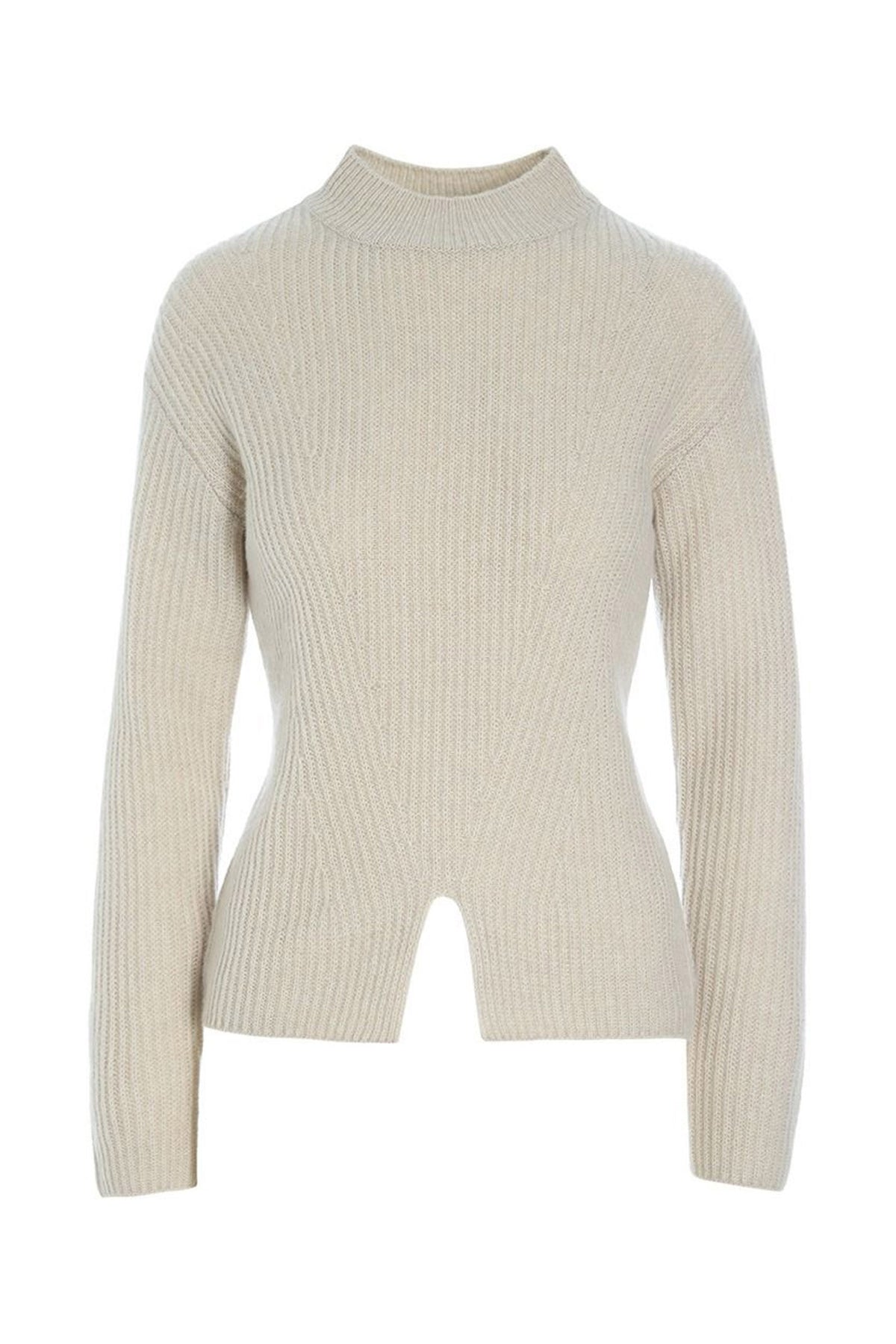 Kebukai højhalset bluse IVORY - 257-1077-5457