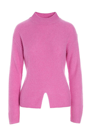 Kebukai højhalset bluse Rhubarb - 257-1077-5457