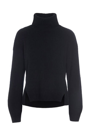 Kebukai rullekrave sweater Black - 257-1077-5455