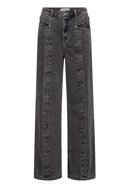 KellanCC Button Jeans 139-Mid Grey - 41071 Thumbnail