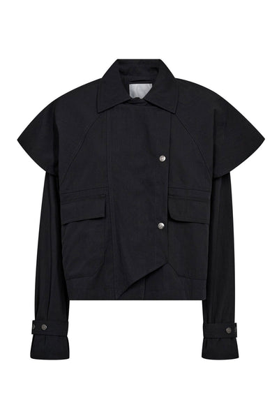 KeshaCC Cape Jacket 96-Black - 40014 Thumbnail