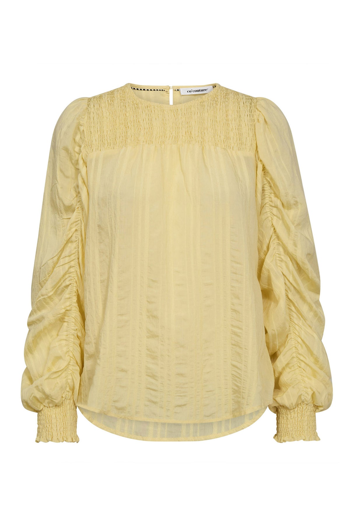 KesiCC Drape Sleeve Blouse 171-PaleYellow - 45023