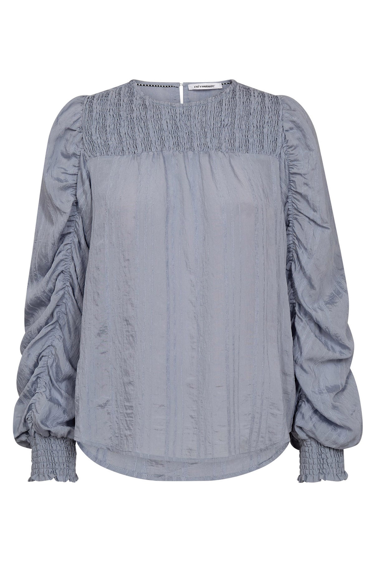 KesiCC Drape Sleeve Blouse 23-Pale Blue - 45023