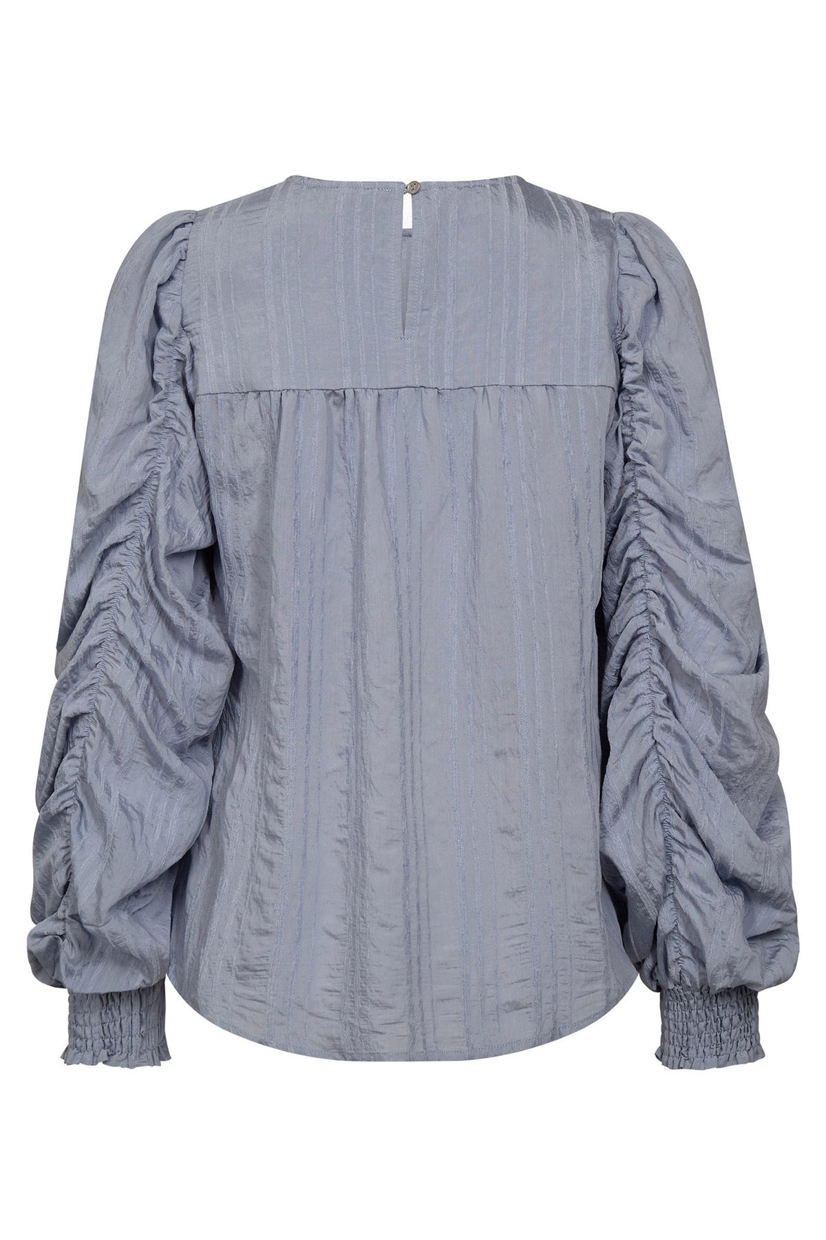 KesiCC Drape Sleeve Blouse 23-Pale Blue - 45023