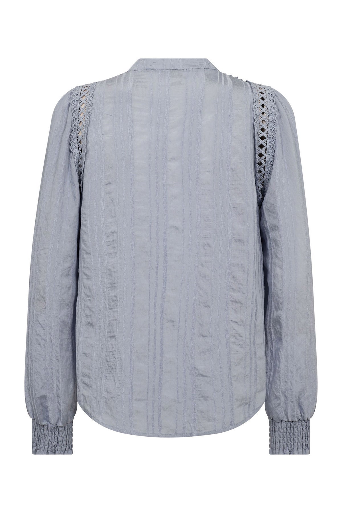 KesiCC Lace V-Shirt 23-Pale Blue - 45025