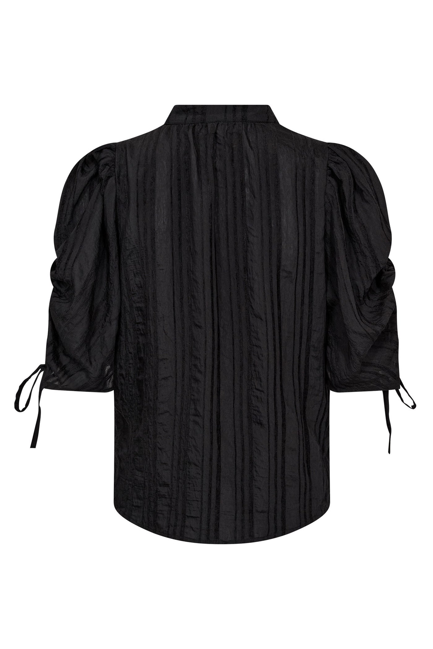 KesiCC SS Puff Blouse 96-Black - 35956