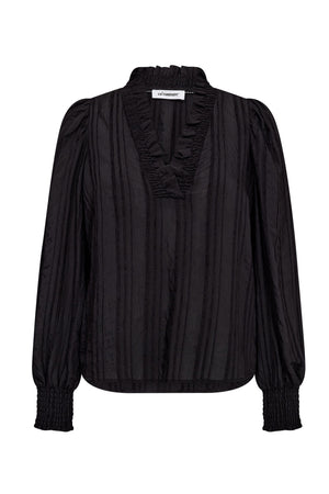 KesiCC V-Blouse 96-Black - 45024