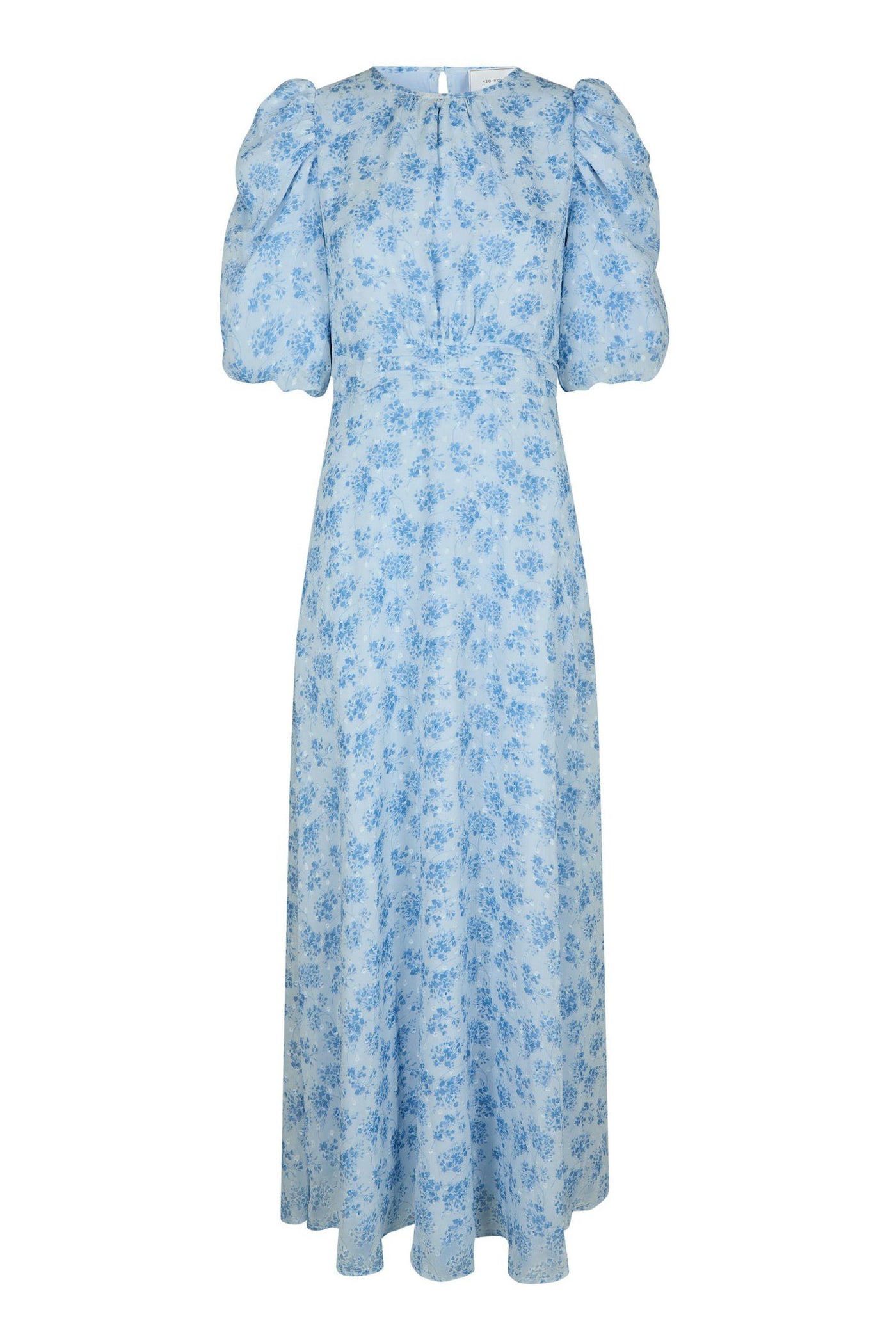 Kikka Chiffon Flower Dress Light Blue - 167915