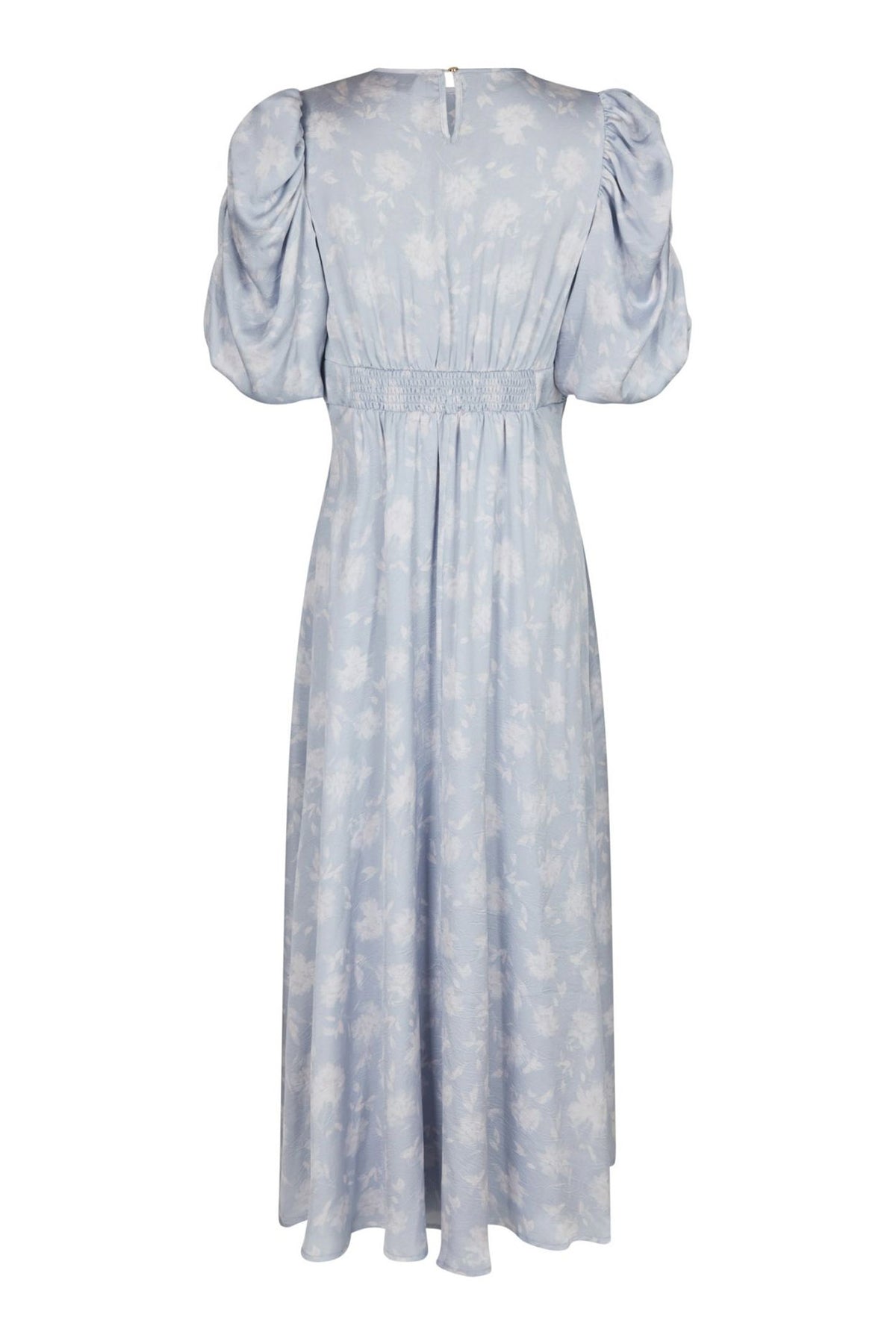 Kikka Faded Flower Dress Light Blue - 167902