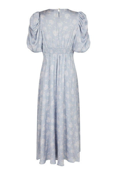Kikka Faded Flower Dress Light Blue - 167902 Thumbnail