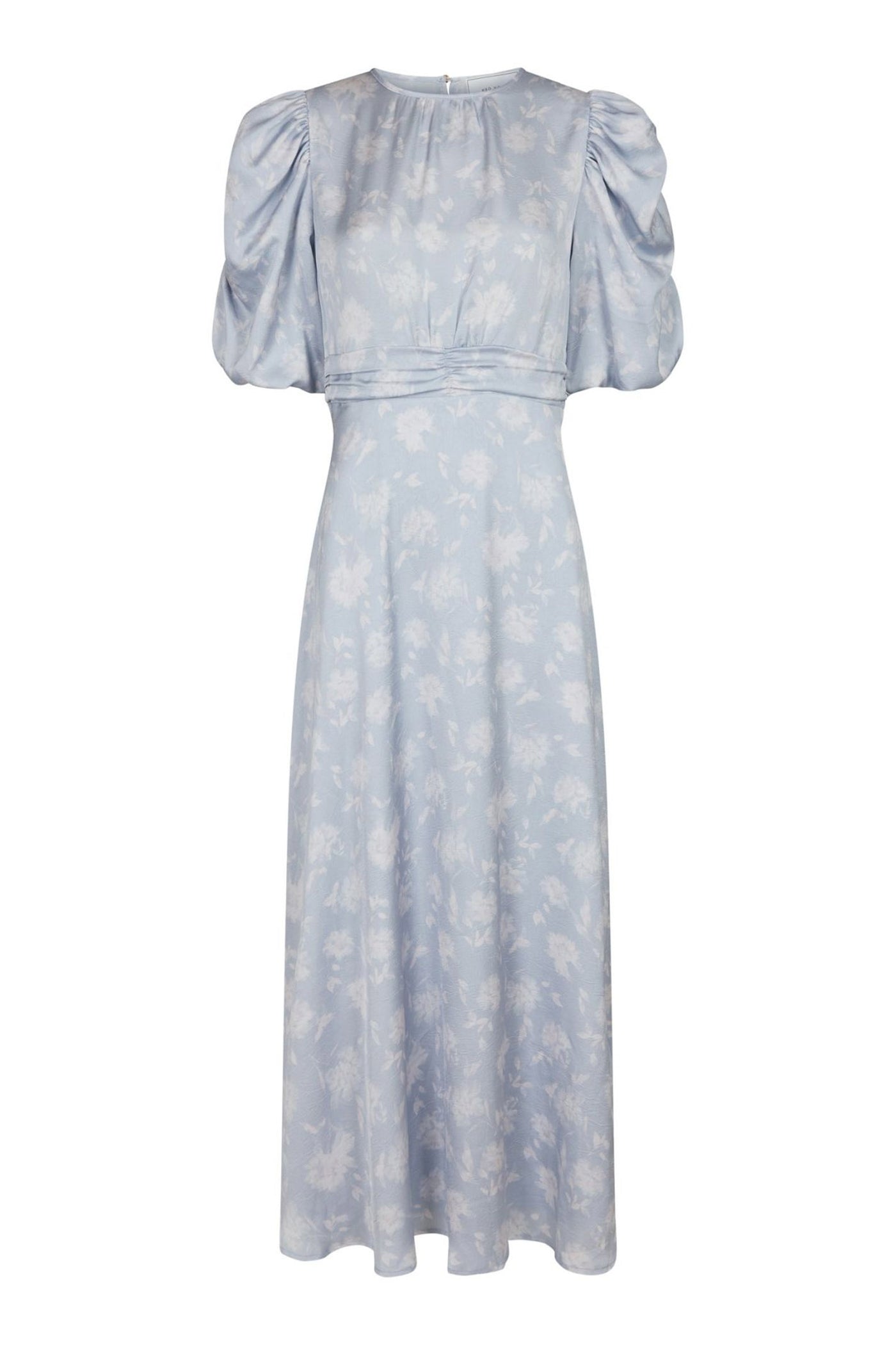 Kikka Faded Flower Dress Light Blue - 167902