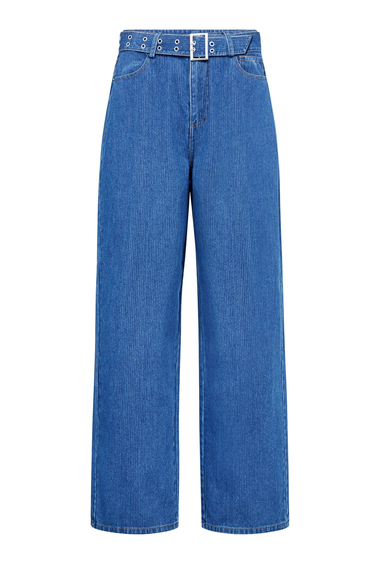 KimmyCC Belt Jeans 555-Dark denim - 41031