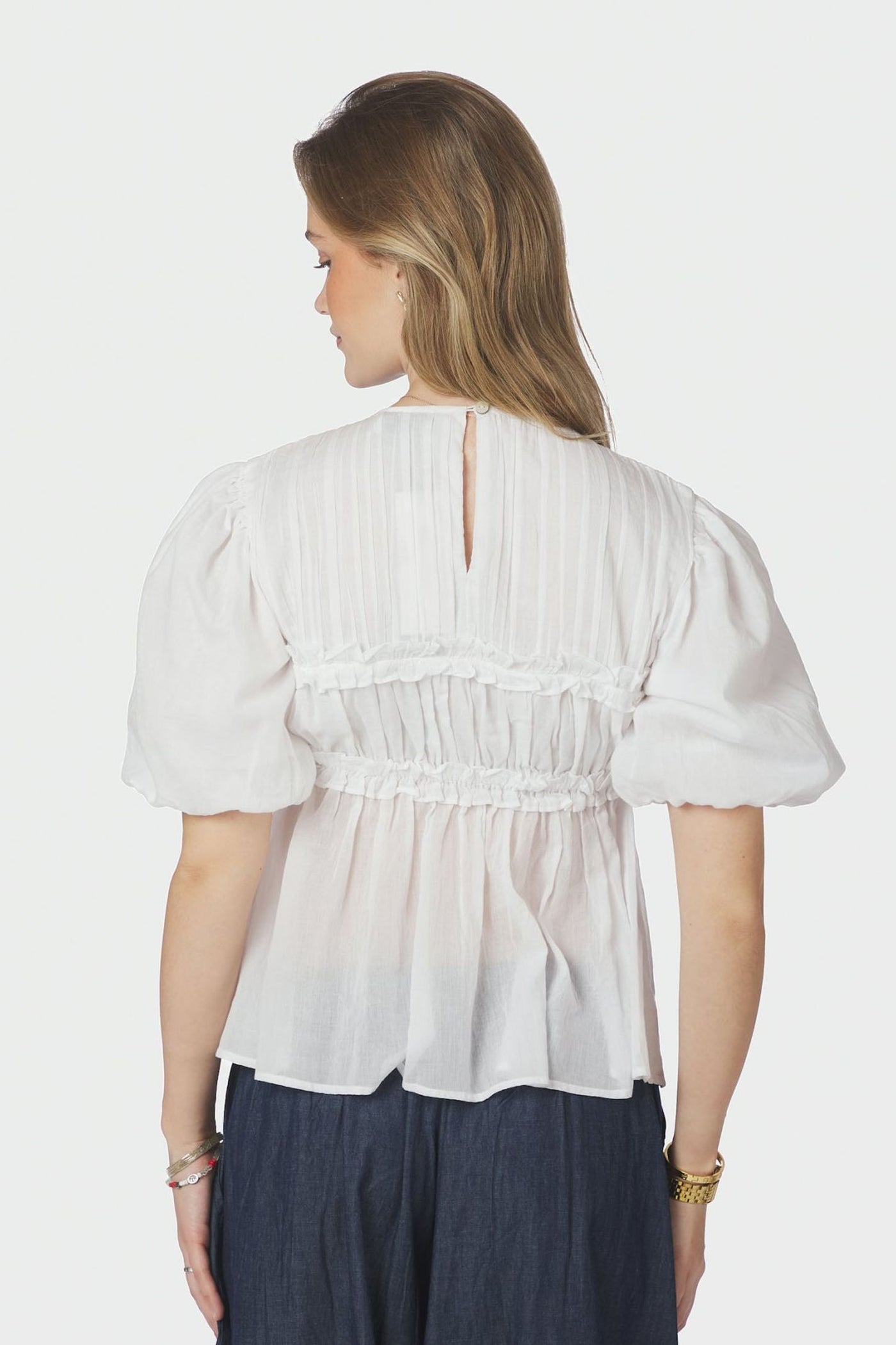 Kiril S Voile Blouse White - 166388