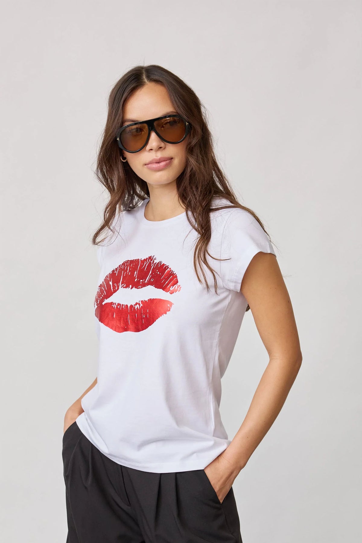 KissCC New Tee 358-Red - 43099